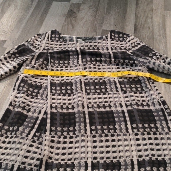 Thakoon for Design Nation Black and‎ White Long Sleeve Dress Size Small - Picture 14 of 16
